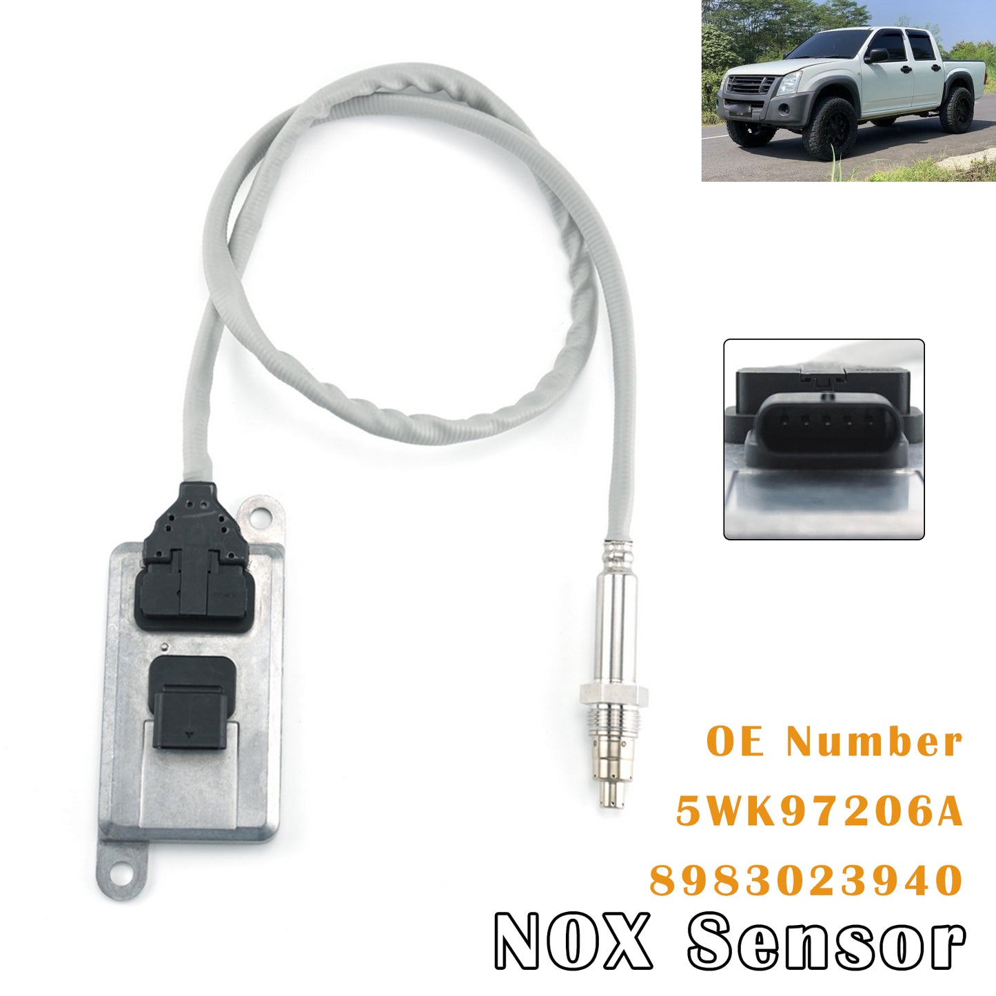 2007.01-2012.06 ISUZU D-MAX I 2.5 DiTD 4x4 5WK97206A Nitrogen Oxygen NOX Sensor