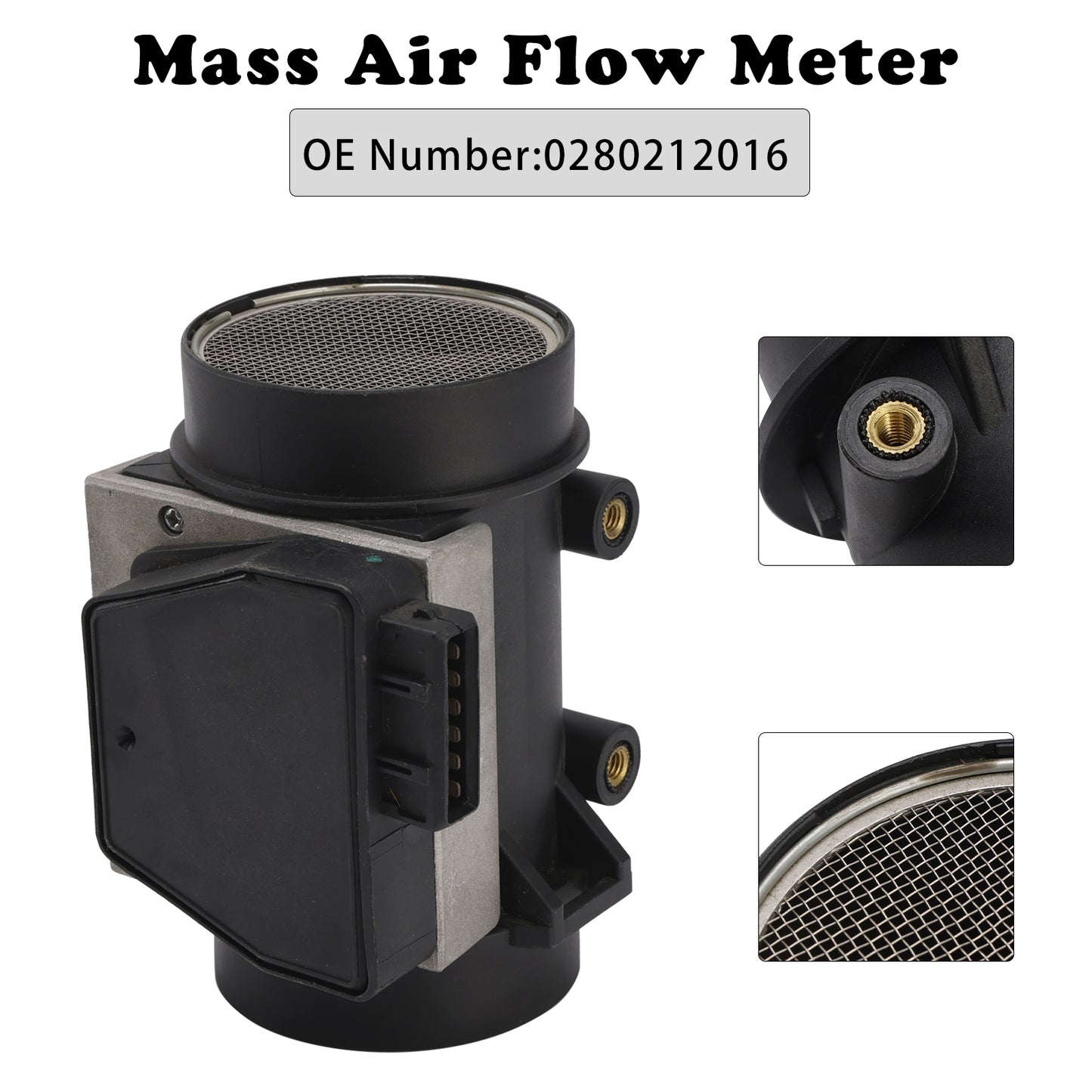Volvo 240 740 940 2.3L L4 0280212016 Mass Air Flow Meter MAF Sensor
