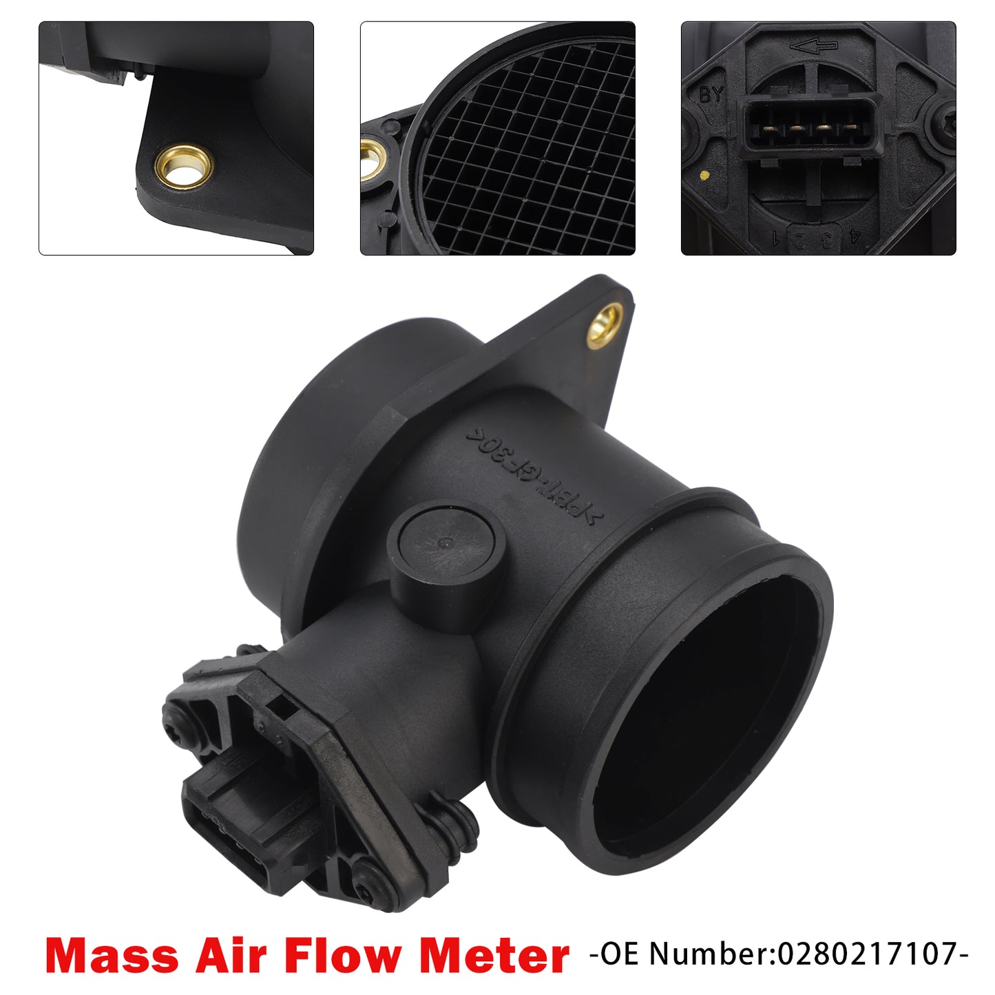 1998-1998 Volvo S70 Base, GLT, T5 0280217107 Mass Air Flow Meter MAF Sensor