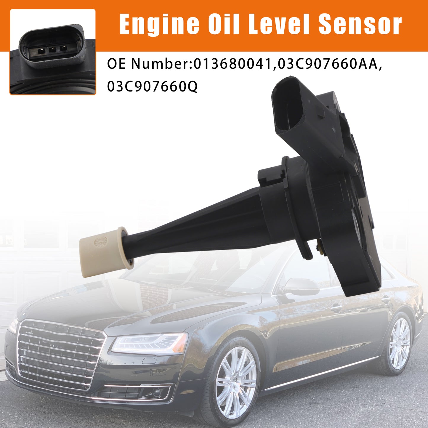 2014-2015 Audi RS5 013680041 Engine Oil Level Sensor