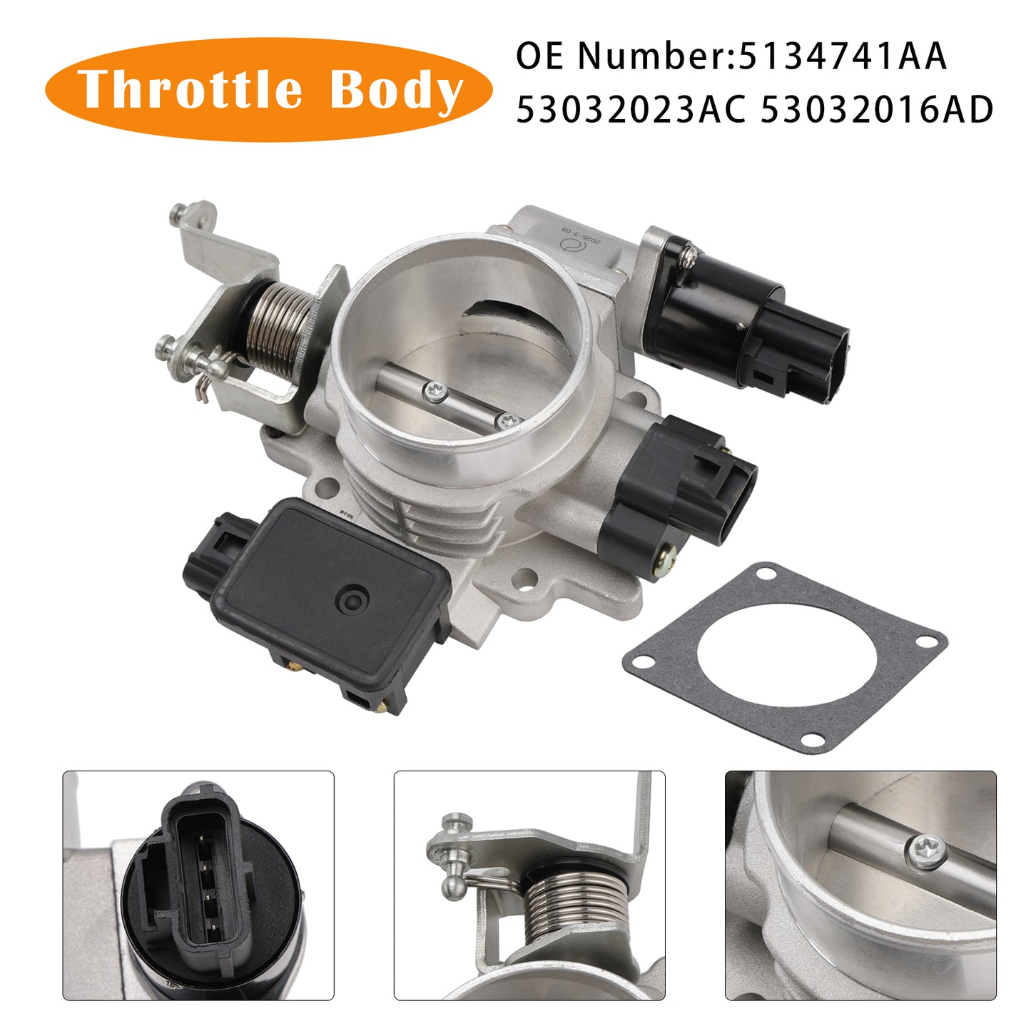 1998-2001 Jeep Wranglers TJ 5134741AA Throttle Body