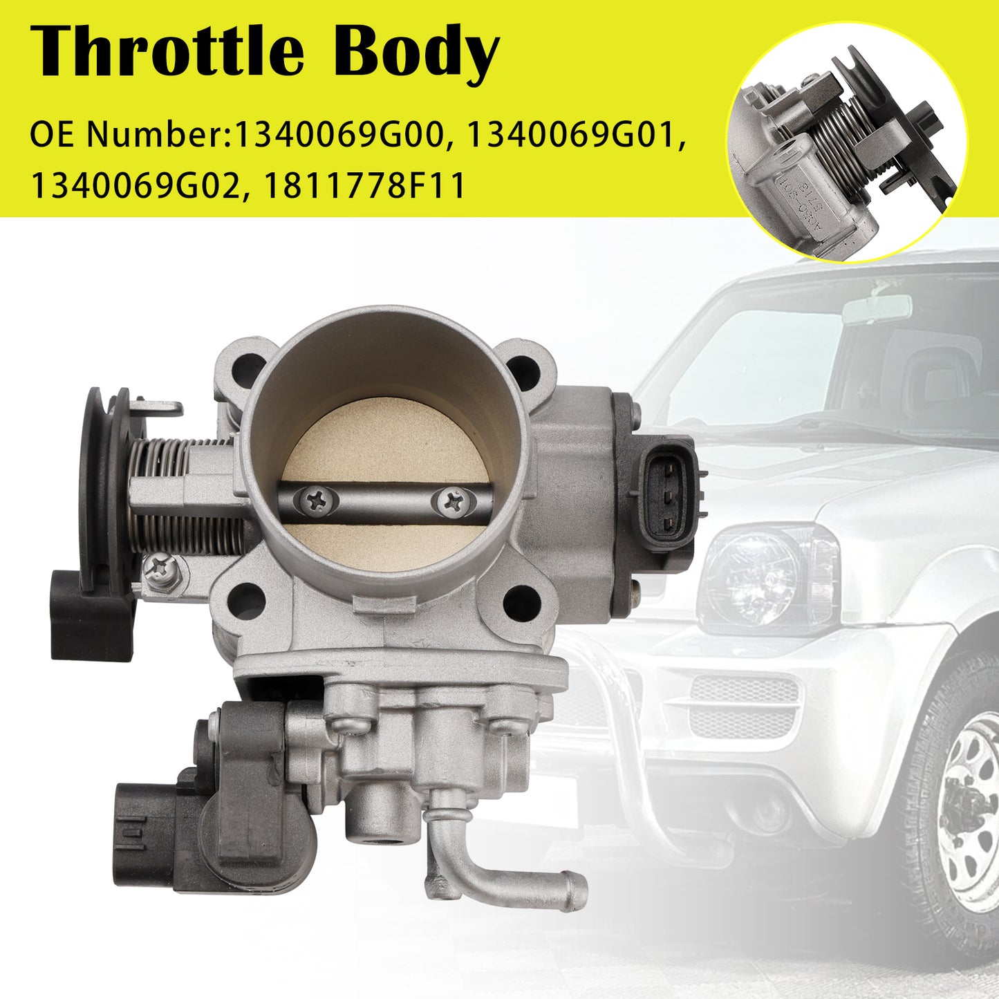 2000-2012 Suzuki Jimny, Ignis, Liana & Swift 1.3L 13400-69G00 Throttle Body