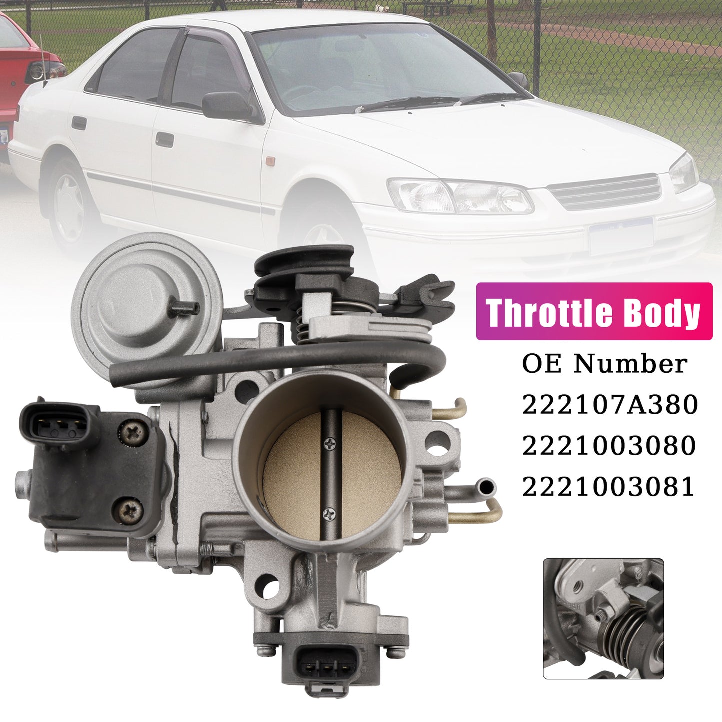 1998-2001 Toyota Camry Solara MCV20 SXV20 22210-03080 Throttle Body