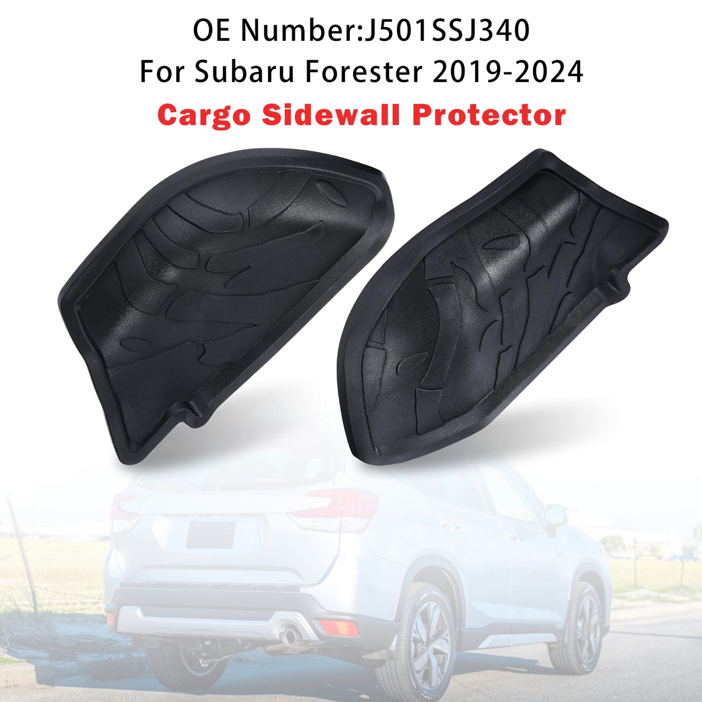 2019-2024 Subaru Forester J501SSJ340 Cargo Sidewall Protector Set