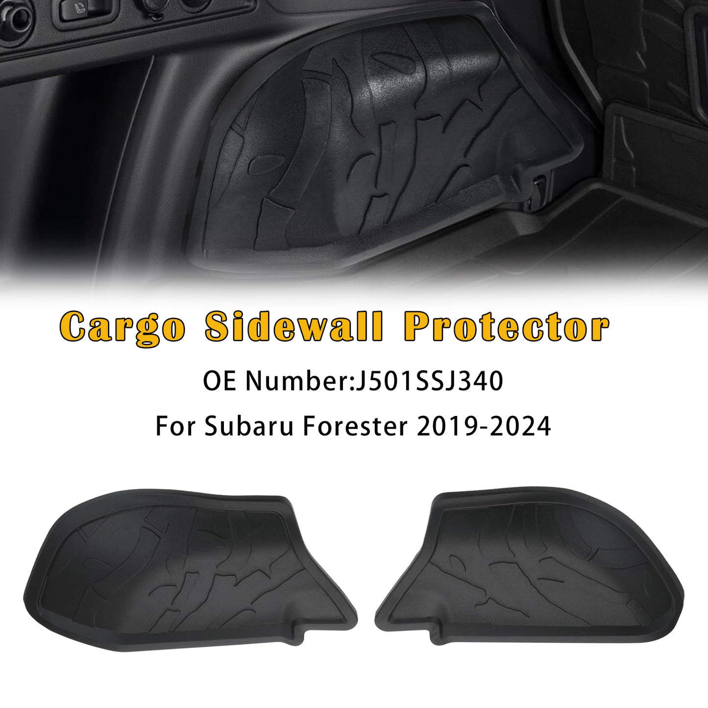 2019-2024 Subaru Forester J501SSJ340 Cargo Sidewall Protector Set