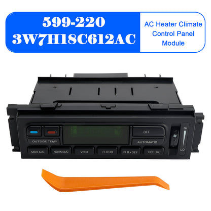 2003-2004 Ford Grand Marquis 599-220 AC Heater Climate Control Panel Module