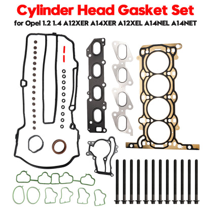 Opel 1.2 1.4 A12XER A14XER A12XEL A14NEL A14NET Cylinder Head Gasket Set