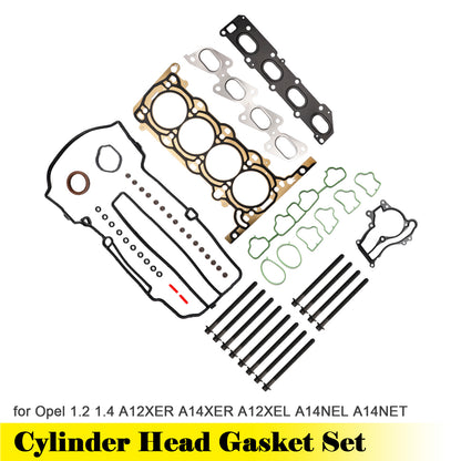 Opel 1.2 1.4 A12XER A14XER A12XEL A14NEL A14NET Cylinder Head Gasket Set
