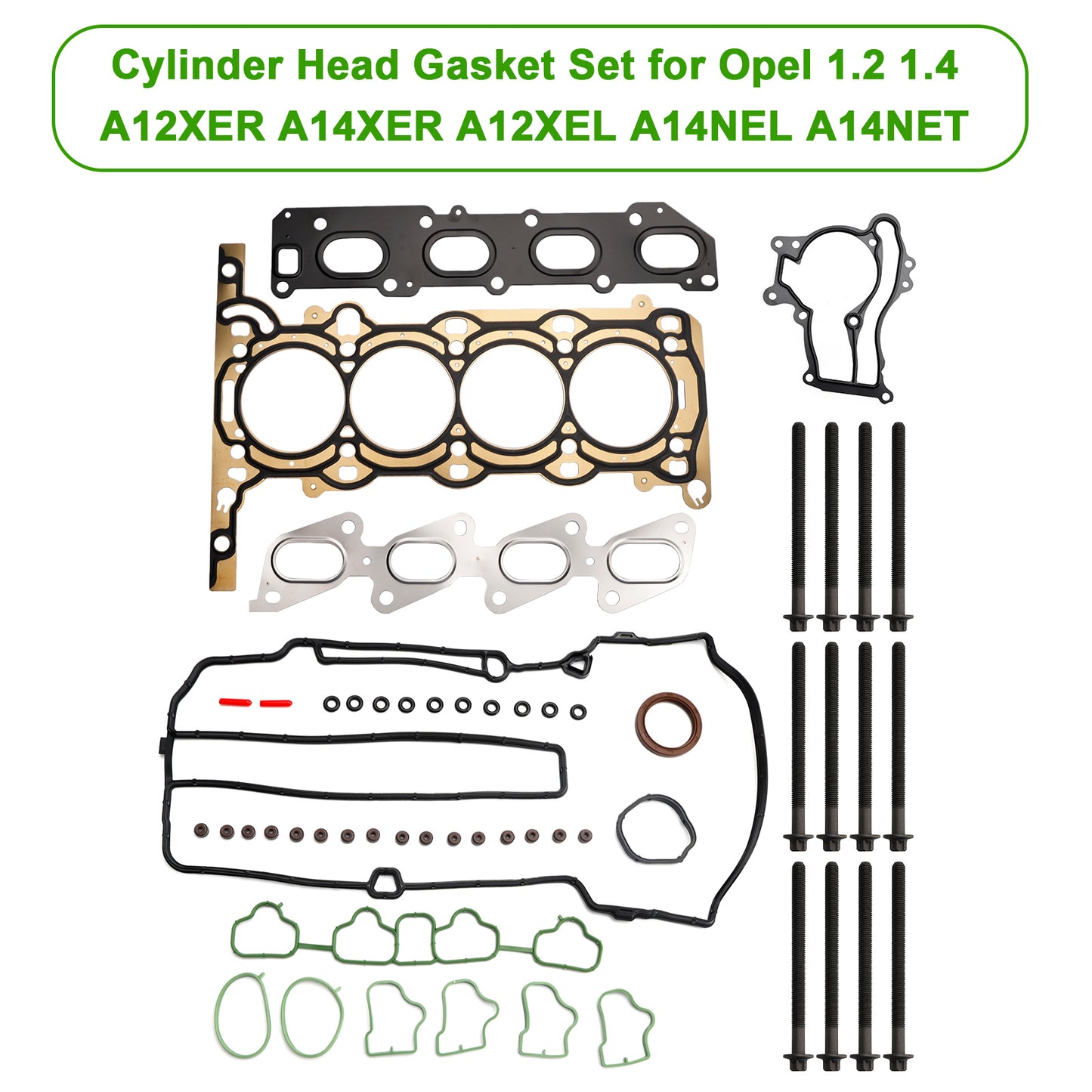 Opel 1.2 1.4 A12XER A14XER A12XEL A14NEL A14NET Cylinder Head Gasket Set
