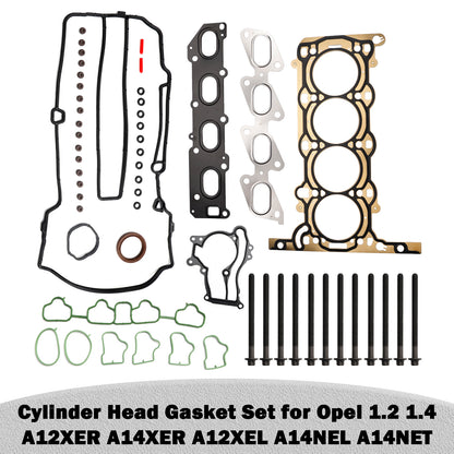 Opel 1.2 1.4 A12XER A14XER A12XEL A14NEL A14NET Cylinder Head Gasket Set