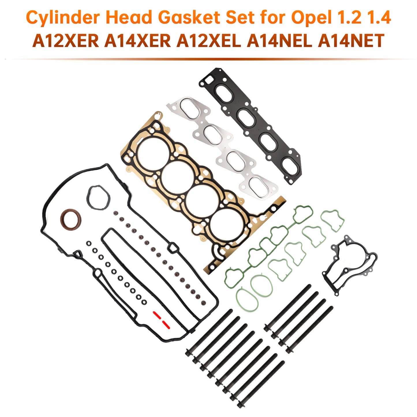 Opel 1.2 1.4 A12XER A14XER A12XEL A14NEL A14NET Cylinder Head Gasket Set