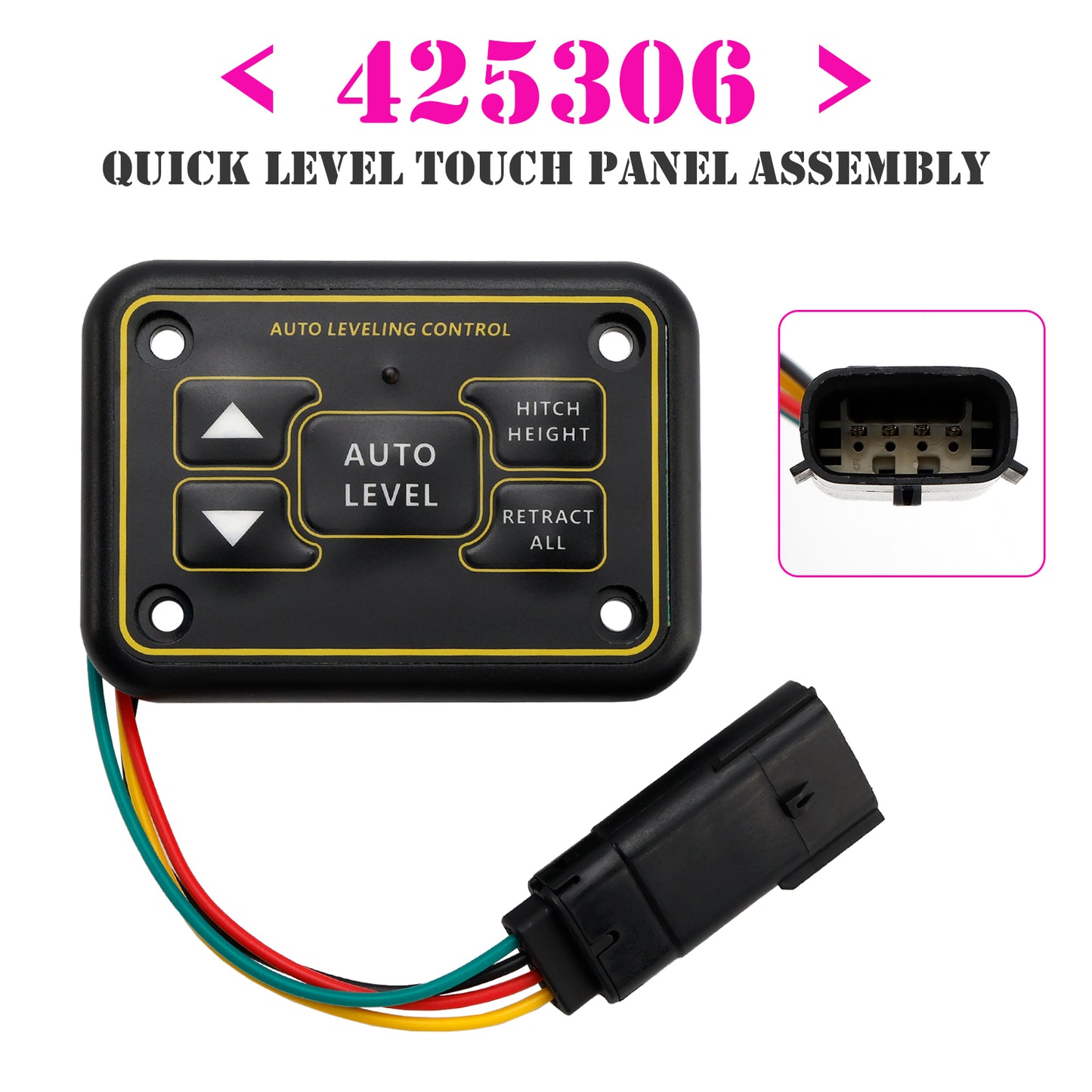 Lippert Ground Control 425306 Quick Level Touch Panel Assembly