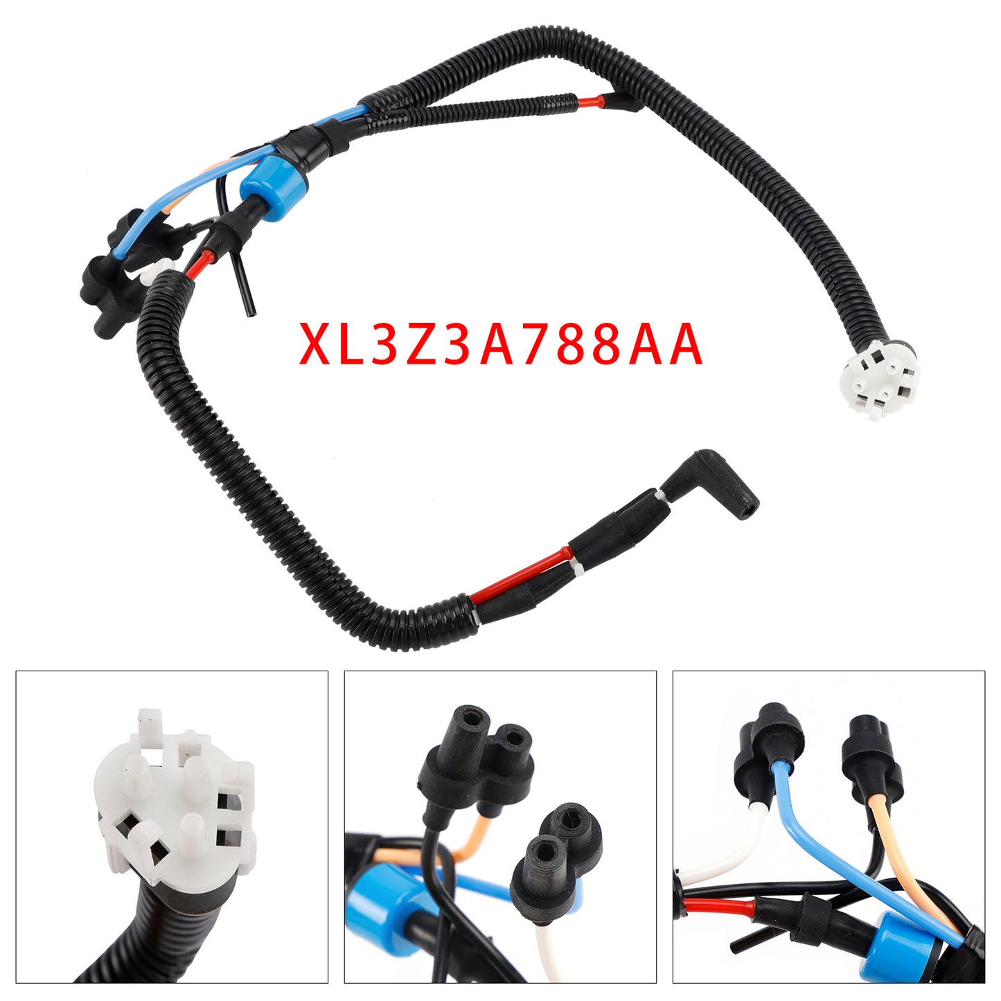 1999-2003 Ford F-150 XL3Z3A788AA Auto Hub Lock Actuator Vacuum Line Solenoid Check Valve Tube
