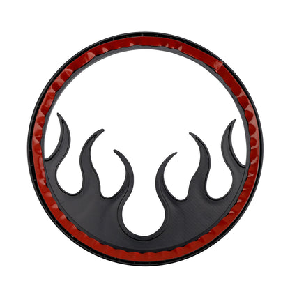 2014–2022 Harley Touring Electra Glide Ultra Classic FLHTCU Flame Speaker Grills Accent Trim Cover