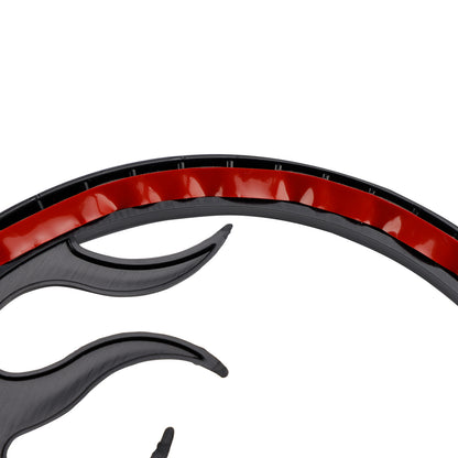 2014–2022 Harley Touring Electra Glide Ultra Classic FLHTCU Flame Speaker Grills Accent Trim Cover