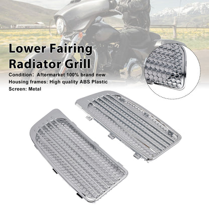 2015-2023 Harley Touring FLHTKL Lower Fairing Radiator Grill Fit