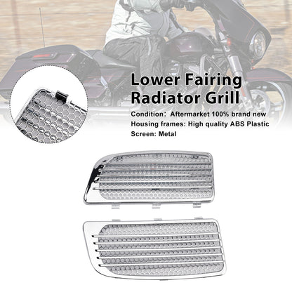 2015-2023 Harley Touring FLHTKL Lower Fairing Radiator Grill Fit