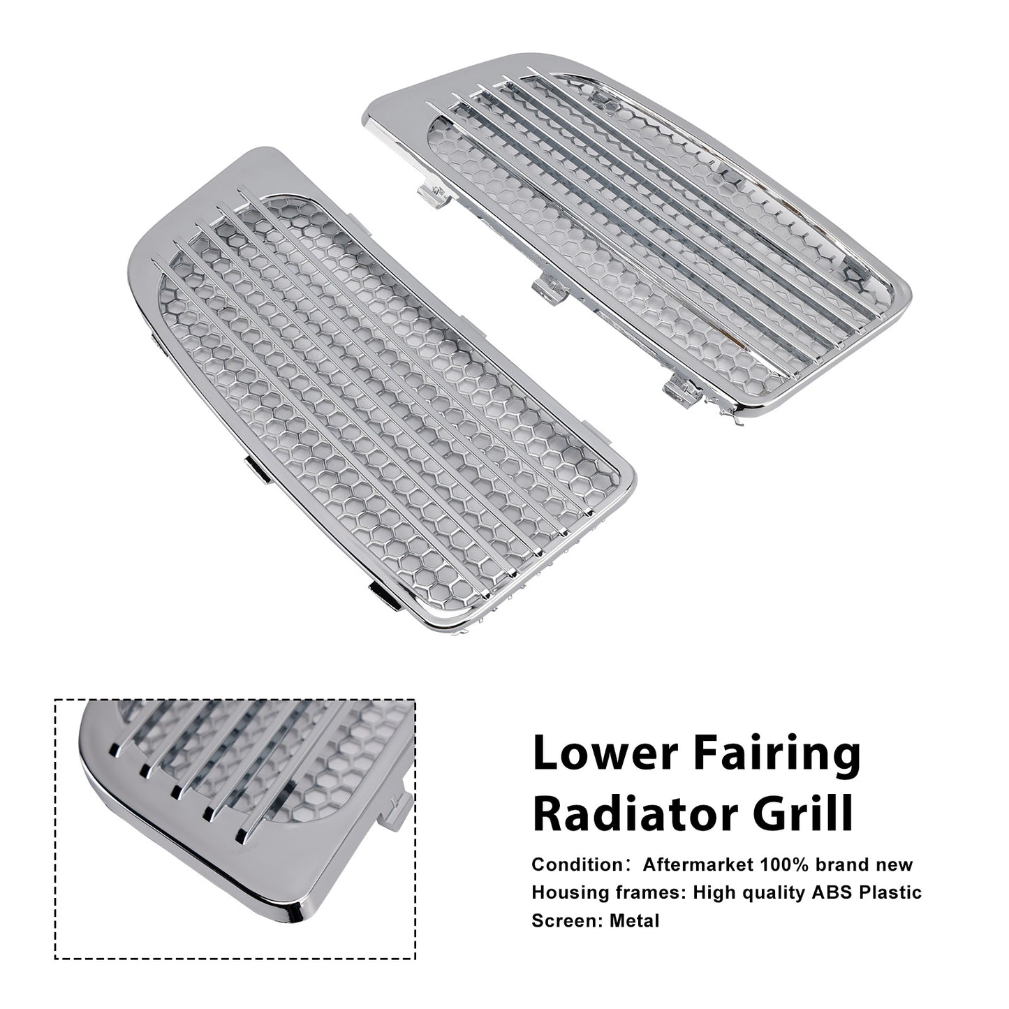 2015-2023 Harley Touring FLHTKL Lower Fairing Radiator Grill Fit