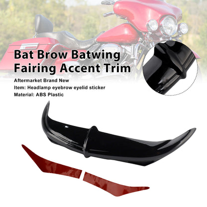 1996–1998 Harley Touring Electra Glide Ultra Classic FLHTCU Bat Brow Batwing Fairing Accent Trim