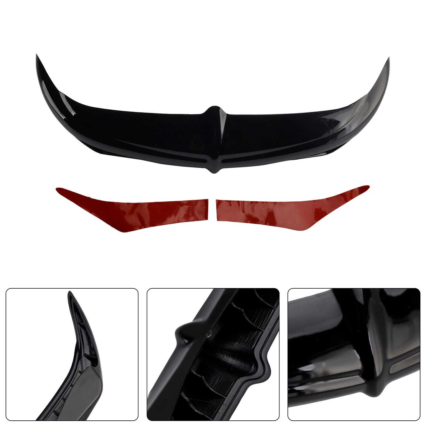 1996–1998 Harley Touring Electra Glide Ultra Classic FLHTCU Bat Brow Batwing Fairing Accent Trim