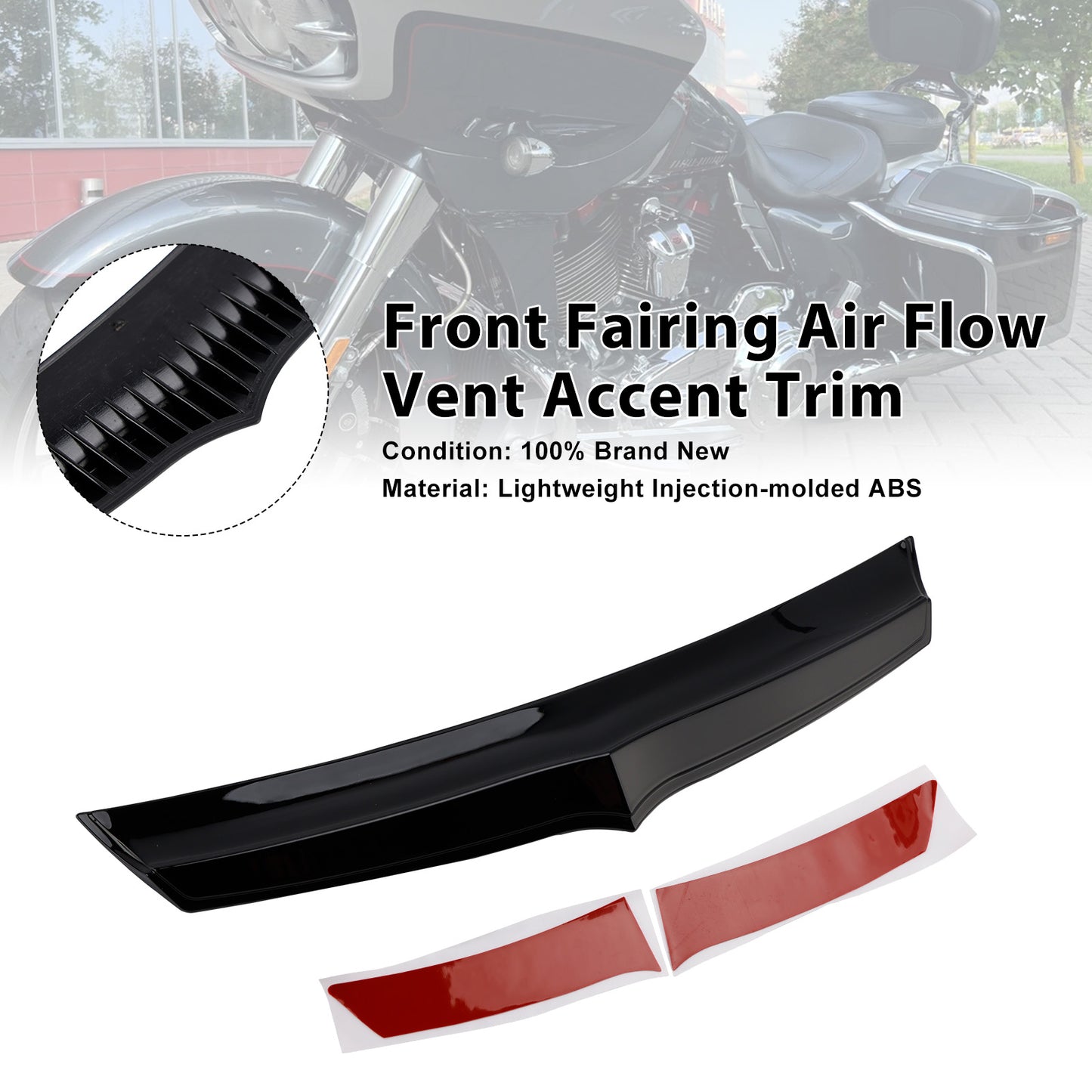 2015-2019 Harley Road Glides Front Fairing Air Flow Vent Accent Trim
