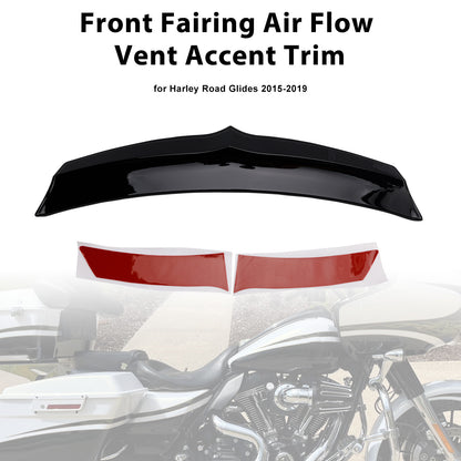 2015-2019 Harley Road Glides Front Fairing Air Flow Vent Accent Trim