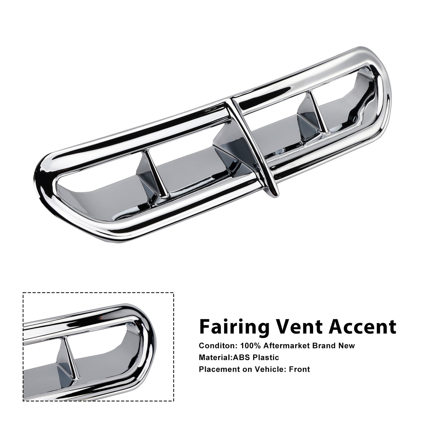 2014-2022 Harley Touring&Trike Outer Electra Street Glide Trike Glide Ultra Fairing Vent Accent
