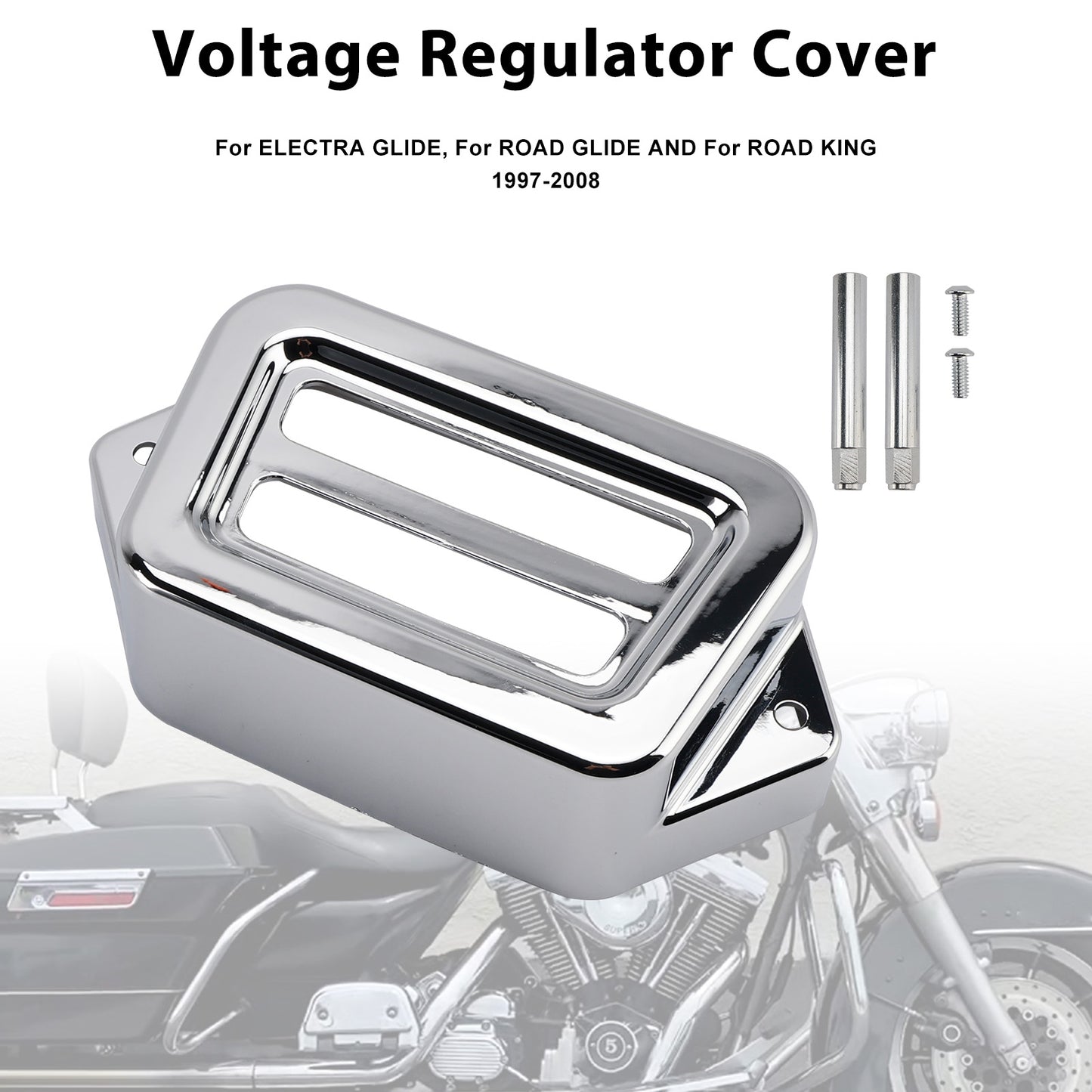 2004-2007 Harley Road King Custom Voltage Regulator Cover