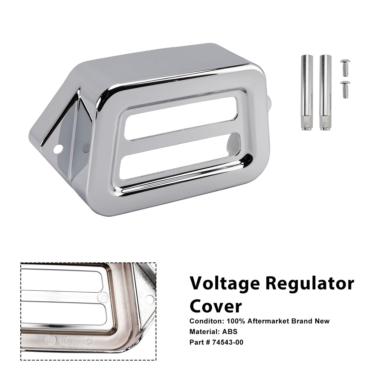 2004-2007 Harley Road King Custom Voltage Regulator Cover