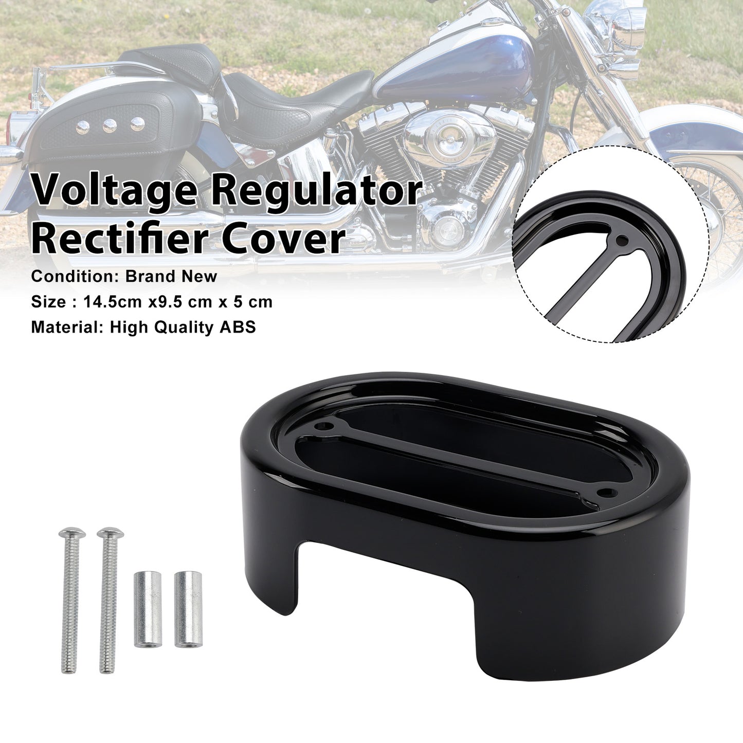 2001-2017 Softail Breakout Voltage Regulator Rectifier Cover