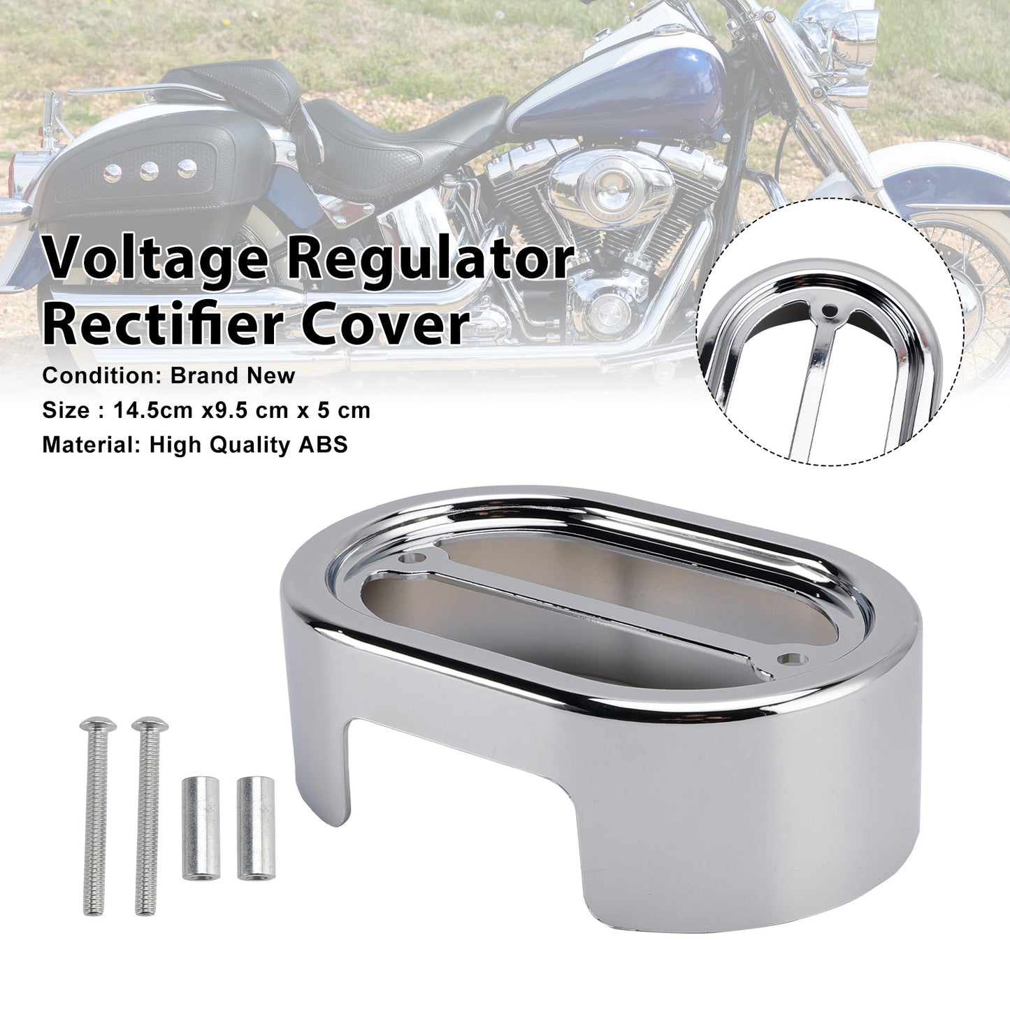 2001-2017 Softail Breakout Voltage Regulator Rectifier Cover