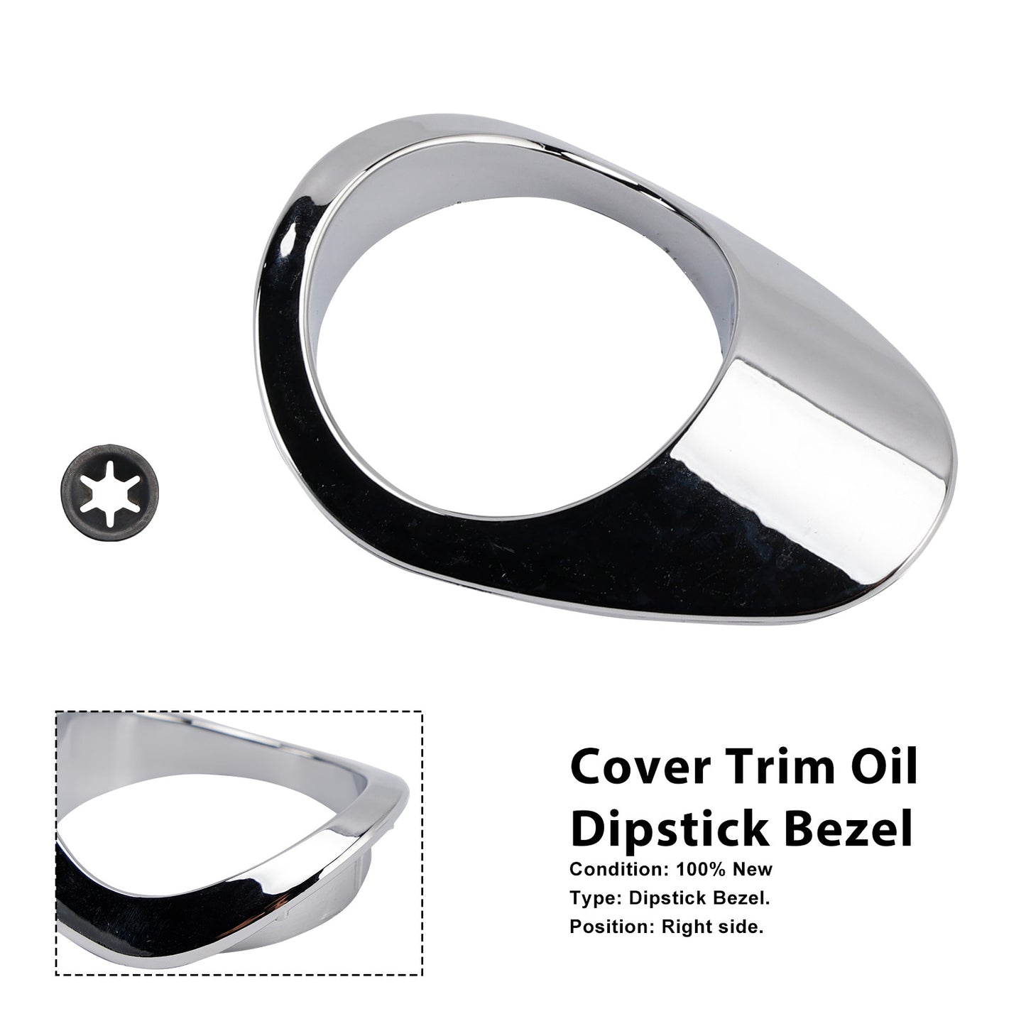 2021 Harley For Harleyty-Eight XL1200X Trim Oil Dipstick Bezel Cover