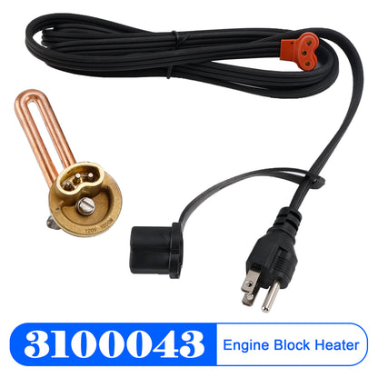2007-2015 Chevrolet GMC V8 6.6L Diesel Duramax 3100130 Engine Block Heater