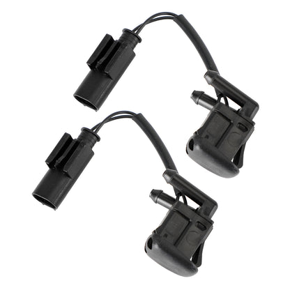 2009-2010 BMW 535i xDrive 61667046060 2X Windshield Wiper Nozzle Spray Jet