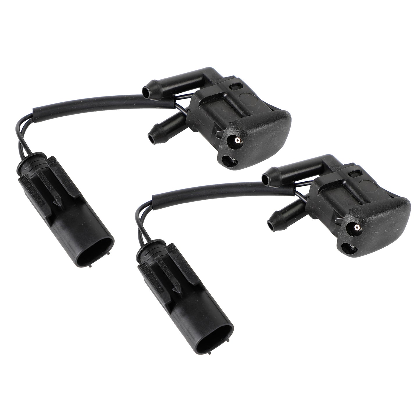 2009-2010 BMW 535i xDrive 61667046060 2X Windshield Wiper Nozzle Spray Jet