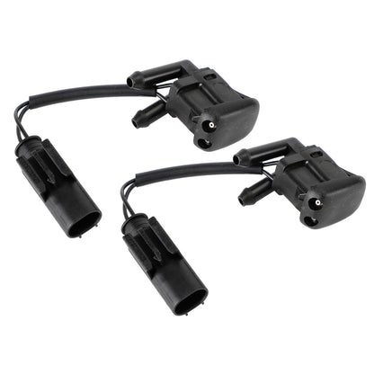 2009-2010 BMW 535i xDrive 61667046060 2X Windshield Wiper Nozzle Spray Jet