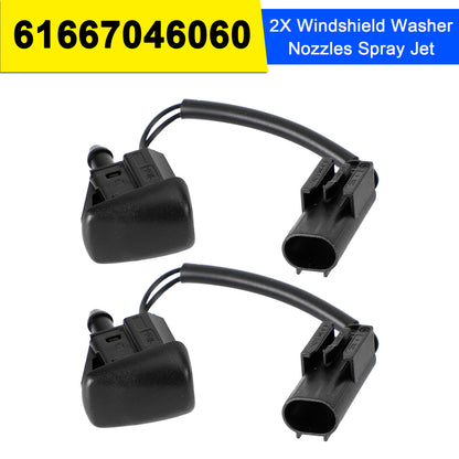 Mercedes-Benz W203 W208 2118601147 2X Windshield Washer Nozzles Spray Jet