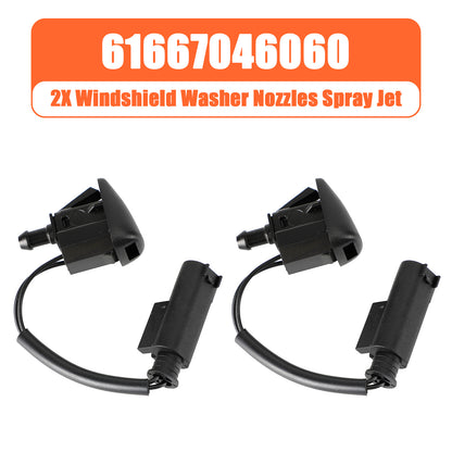 Mercedes-Benz W203 W208 2118601147 2X Windshield Washer Nozzles Spray Jet