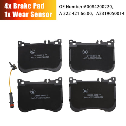 Mercedes-Benz W222 S-Class AMG A0084200220 Front Brake Pads With Wear Sensor