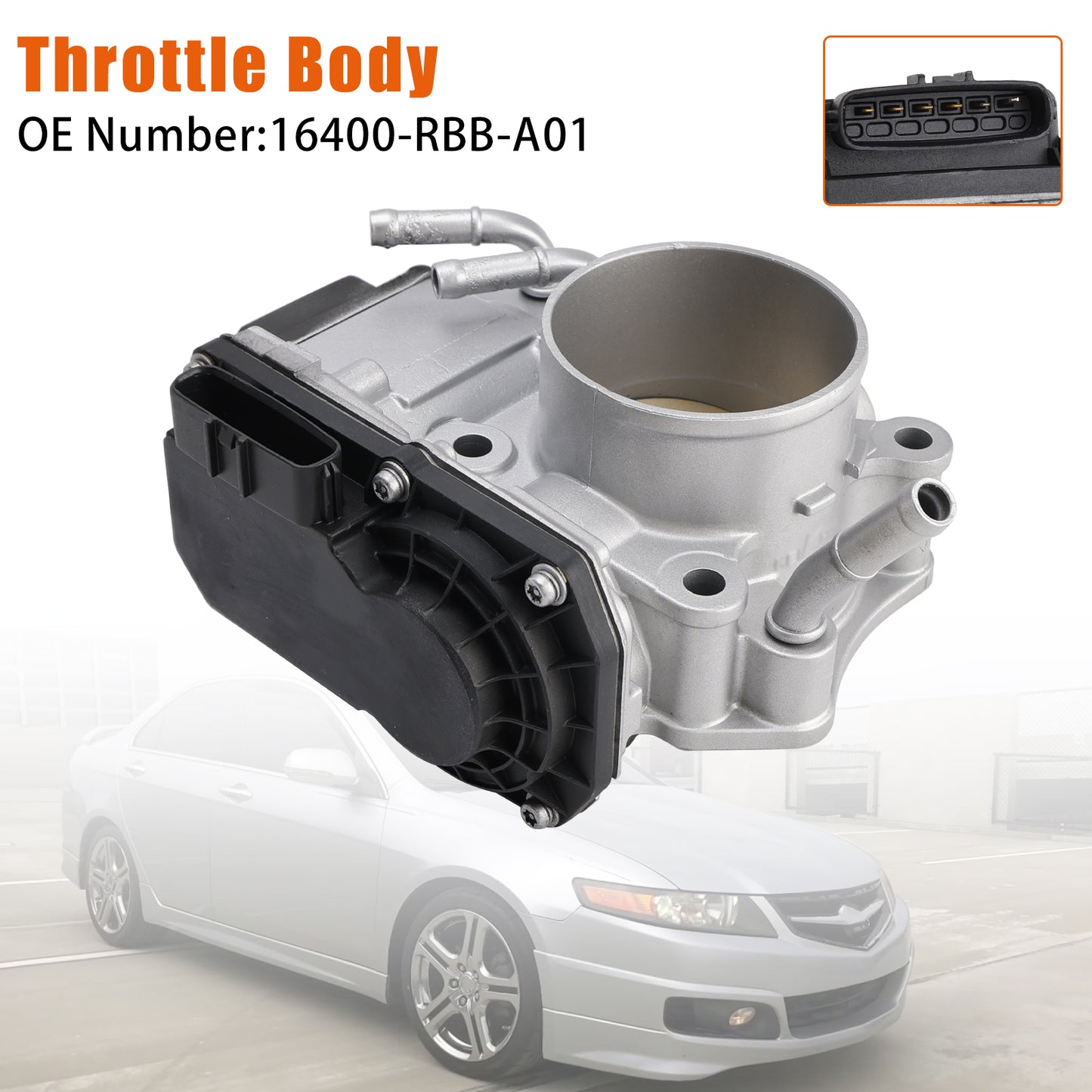 2006-2008 Honda Acura TSX 2.4L 16400-RBB-A01 Electronic Throttle Body