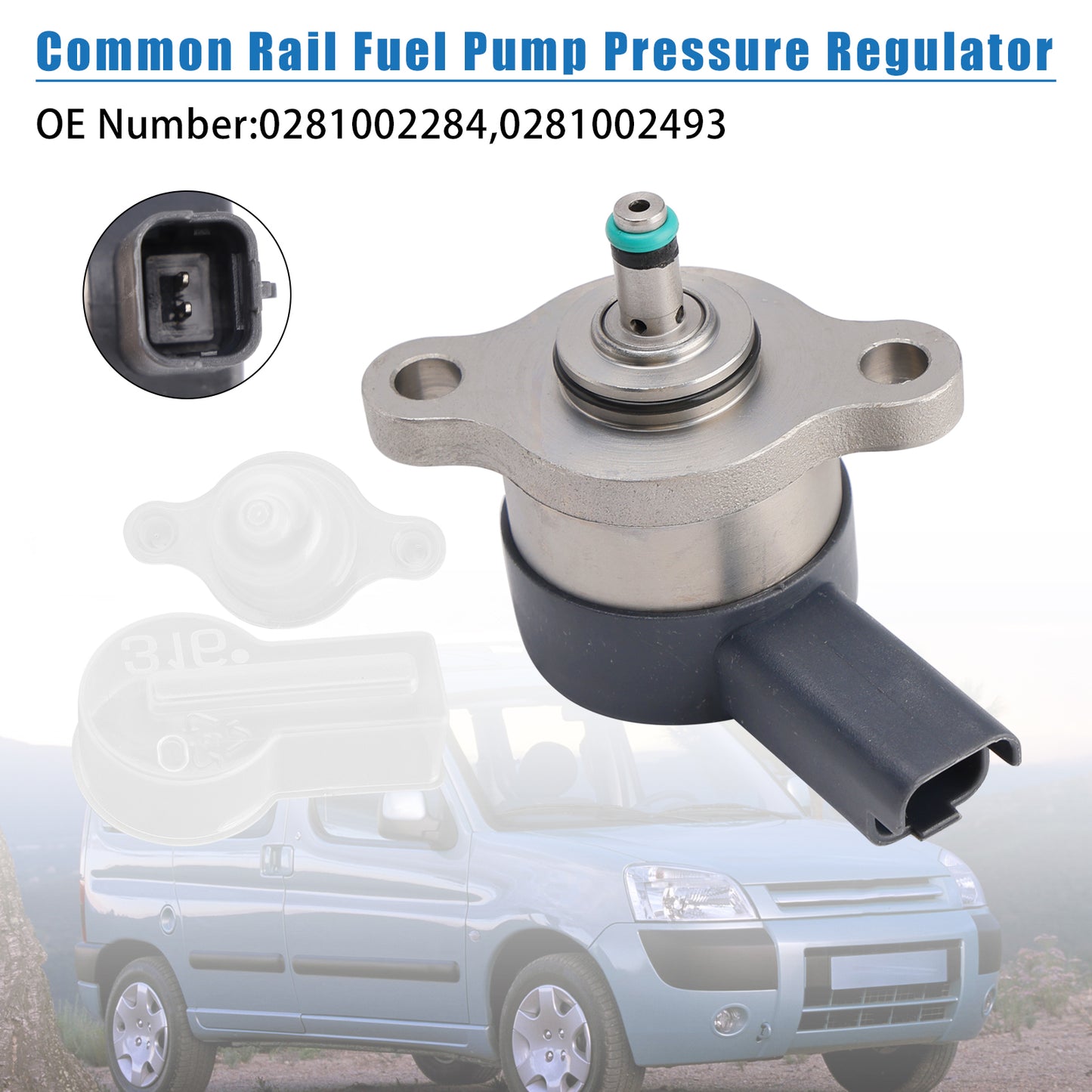1998-2016 Peugeot 206 2A/C Hatchback 0281002284 Common Rail Fuel Pump Pressure Regulator