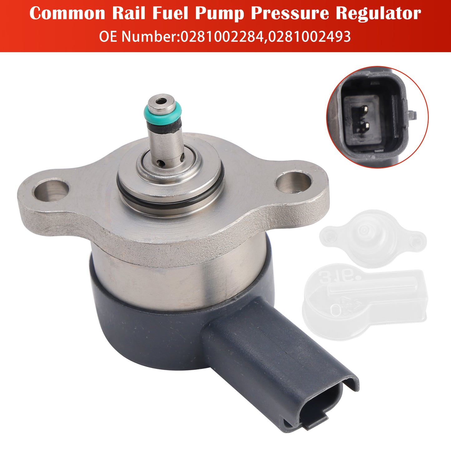 1998-2016 Peugeot 206 2A/C Hatchback 0281002284 Common Rail Fuel Pump Pressure Regulator
