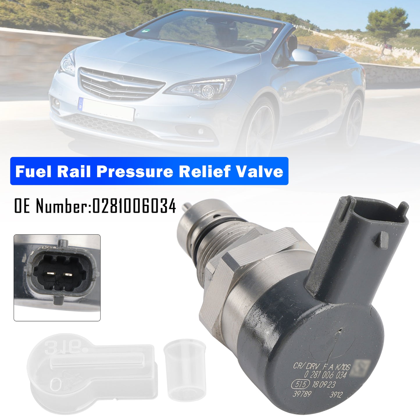 2012-2017 Opel Insignia A Sports Tourer 2.0 BiTurbo CDTi 0281006034 Fuel Rail Pressure Relief Valve