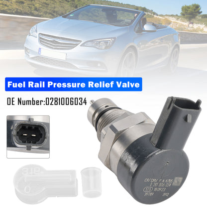 2012-2017 Opel Insignia A Sports Tourer 2.0 BiTurbo CDTi 0281006034 Fuel Rail Pressure Relief Valve
