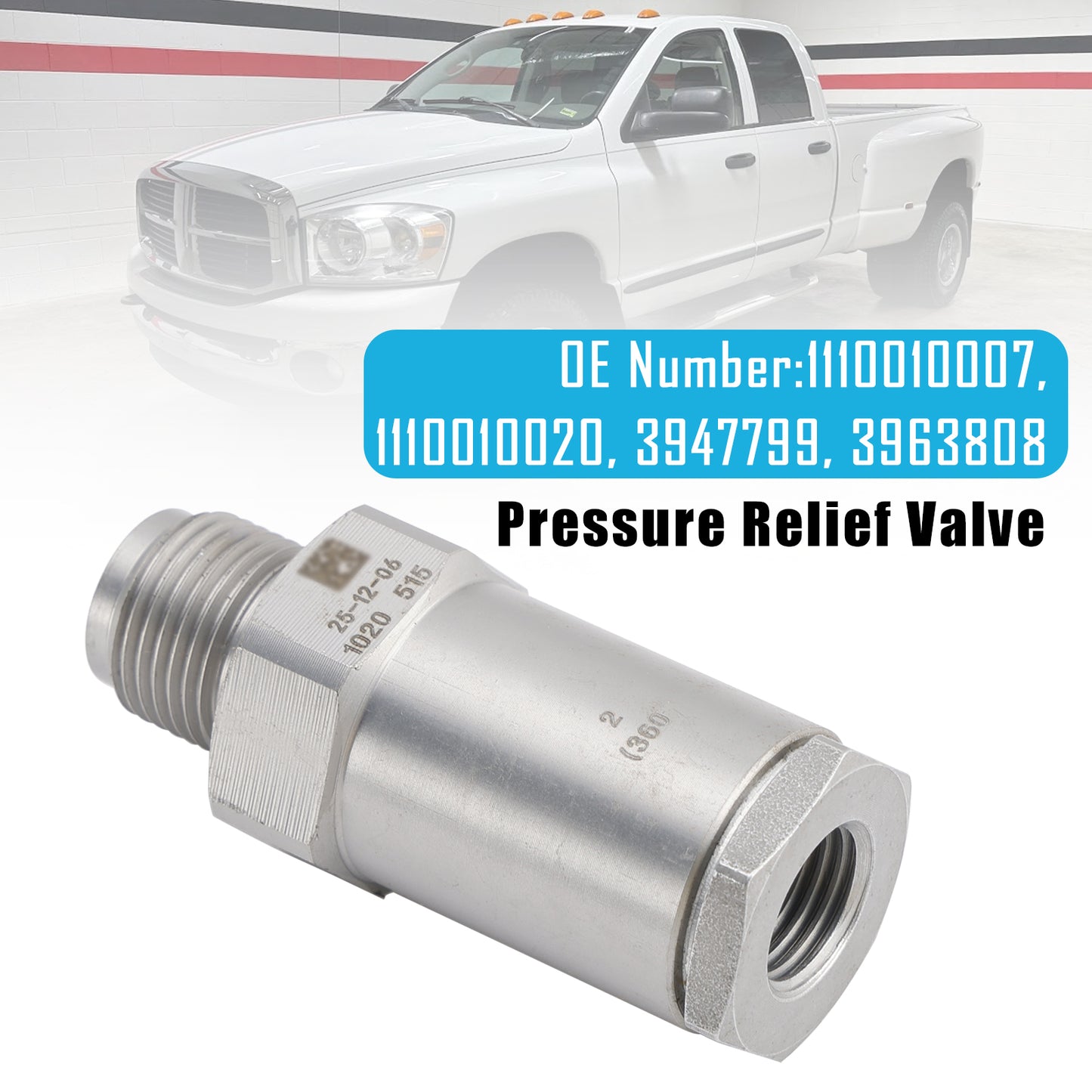 2003-2007 Dodge 2500 3500 Cummins 5.9L 3963808 Pressure Relief Valve