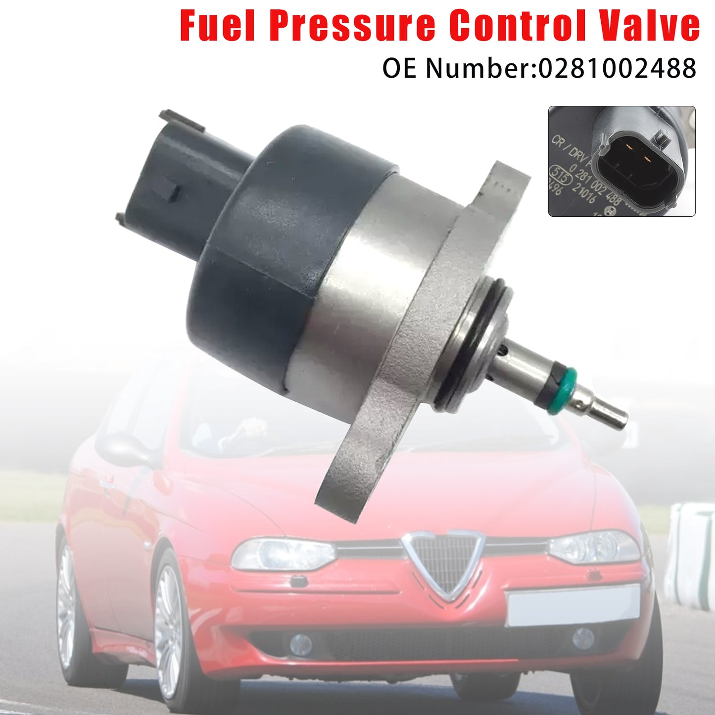 2000-2001 Fiat Brava 1.9 JTD 0281002488 Fuel Pressure Control Valve