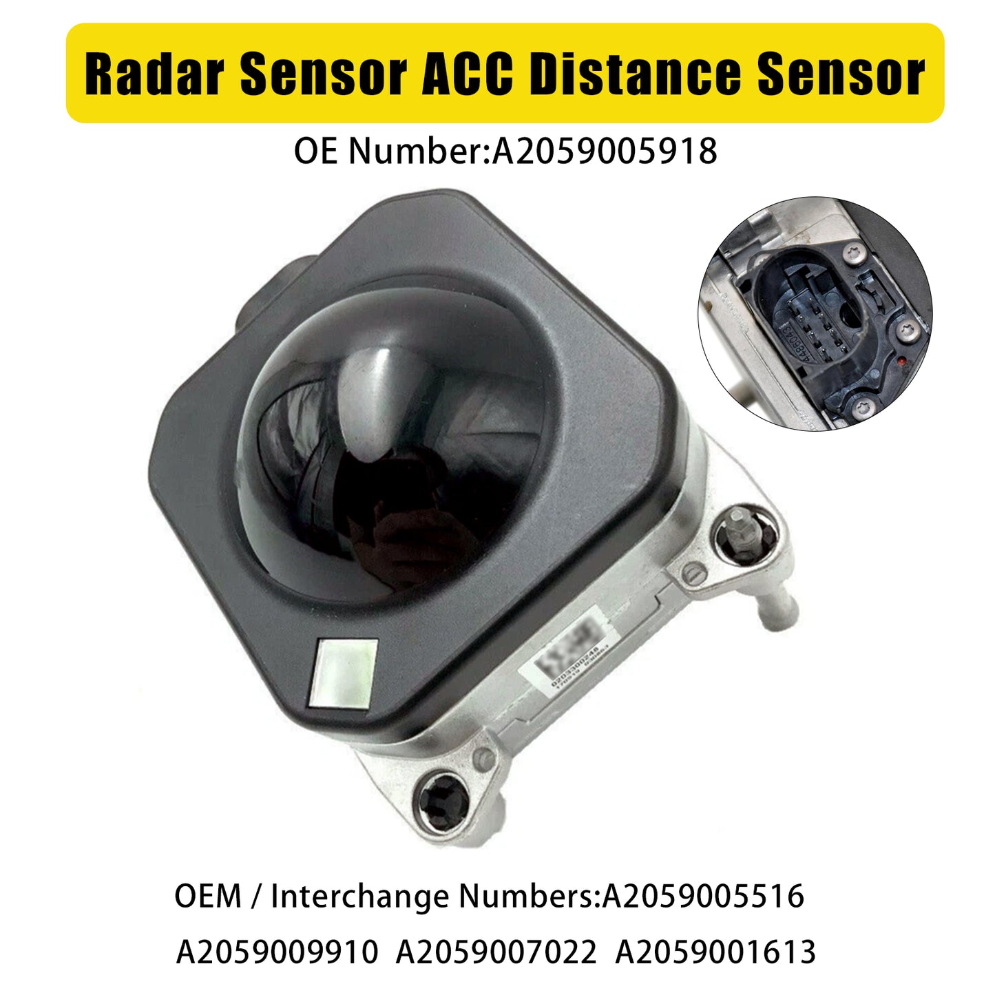 Mercedes C-CLASS W205 GLC W253 A2059005918 Radar Sensor ACC Distance Sensor