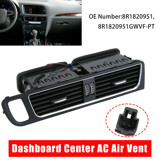 Center Panel Dash Louver Air Vent A/C Outlet 8R1820951 For Audi Q5 SQ5 2009-2017