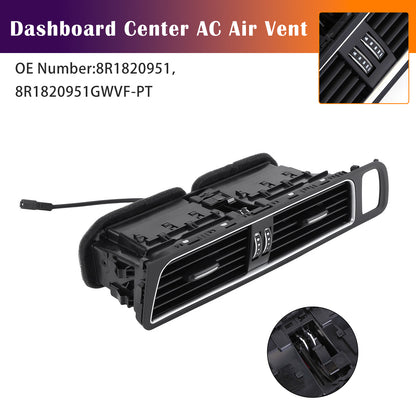 Center Panel Dash Louver Air Vent A/C Outlet 8R1820951 For Audi Q5 SQ5 2009-2017