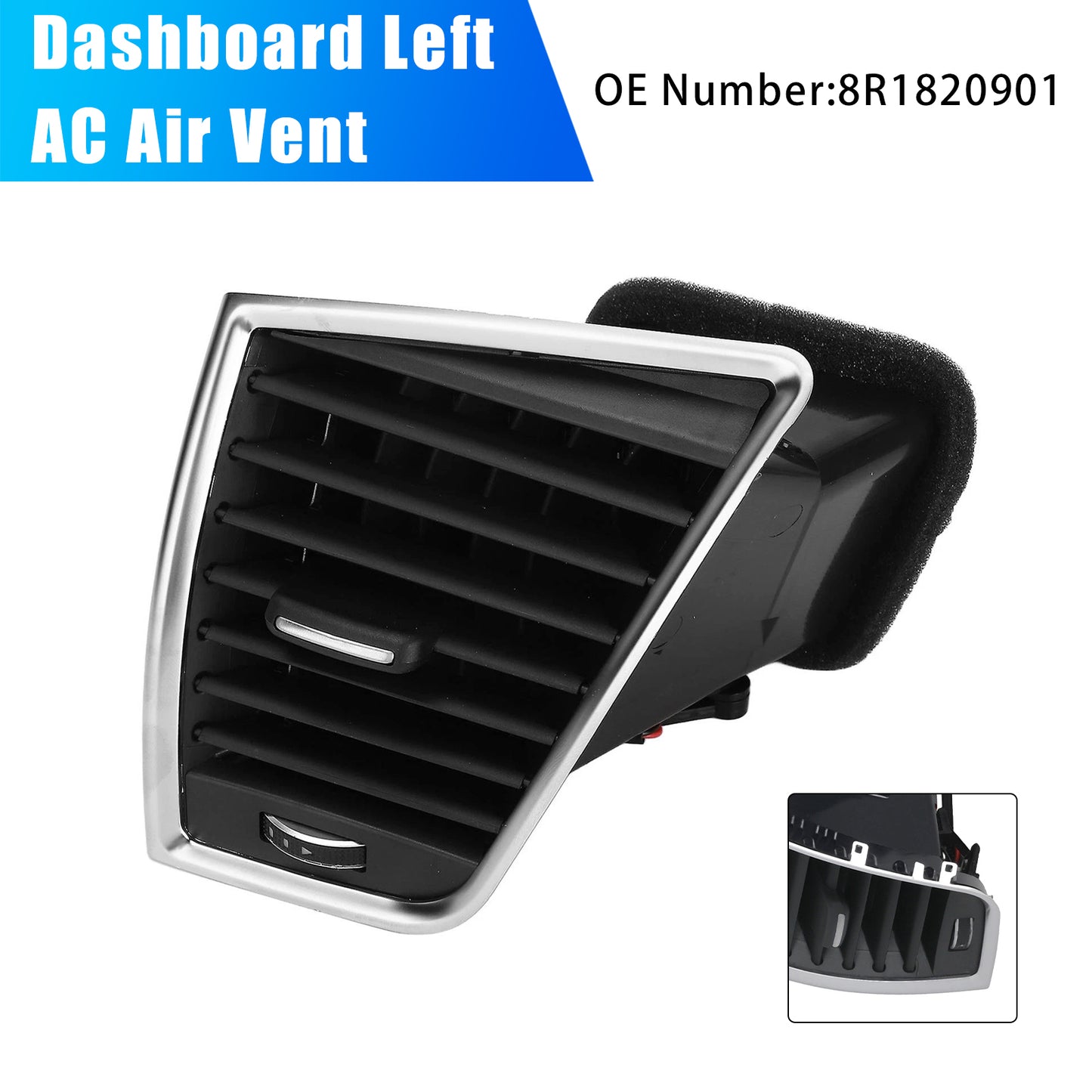 2009–2017 Audi Q5 SQ5 8R1820901 Front Left Dash A/C Air Vent